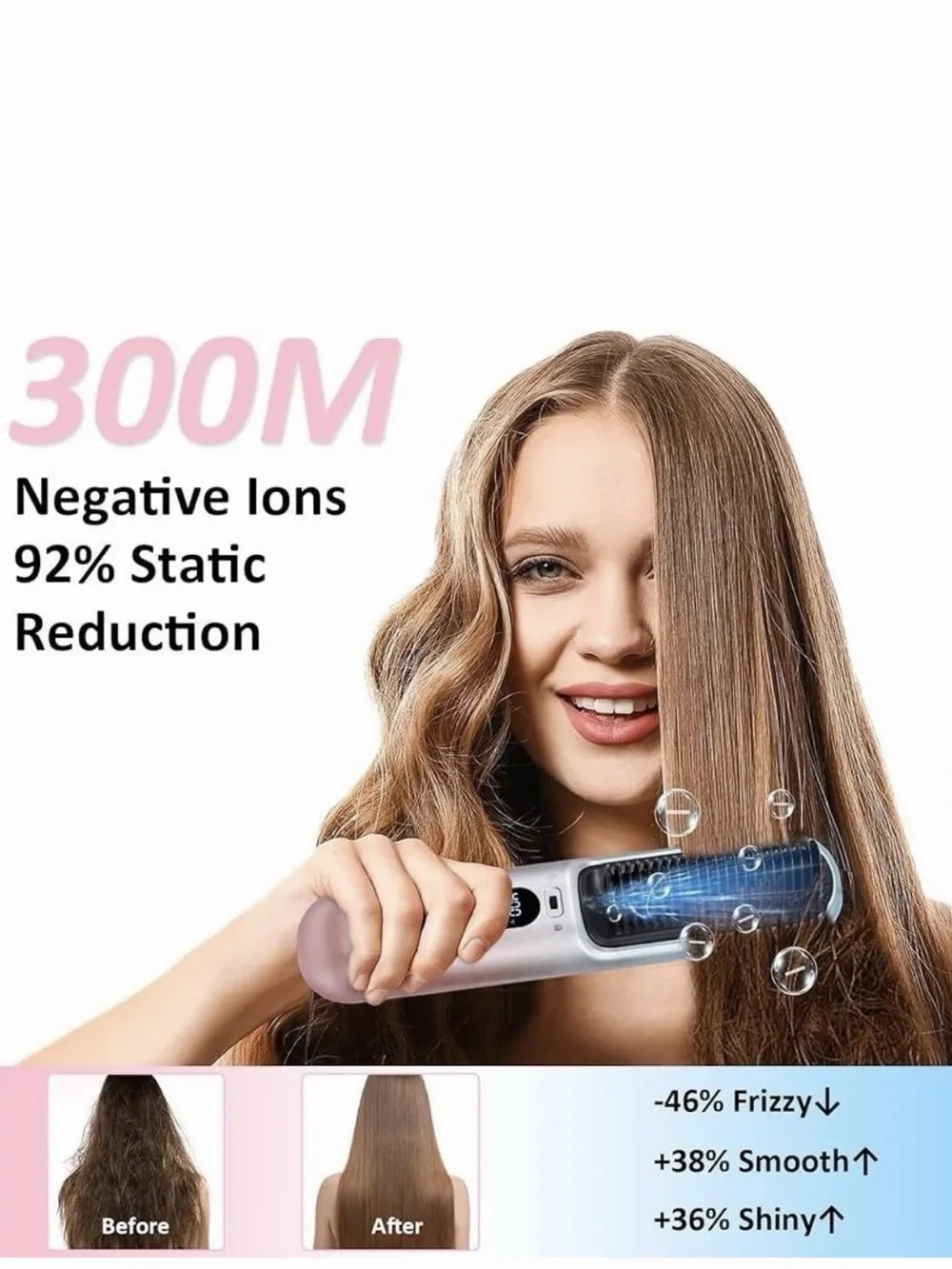Beautyovo SilkyGo Cordless Hair Straightener Travel